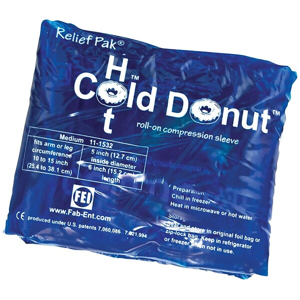 Relief Pak® Cold n Hot® Donut® Compression Sleeve; Medium