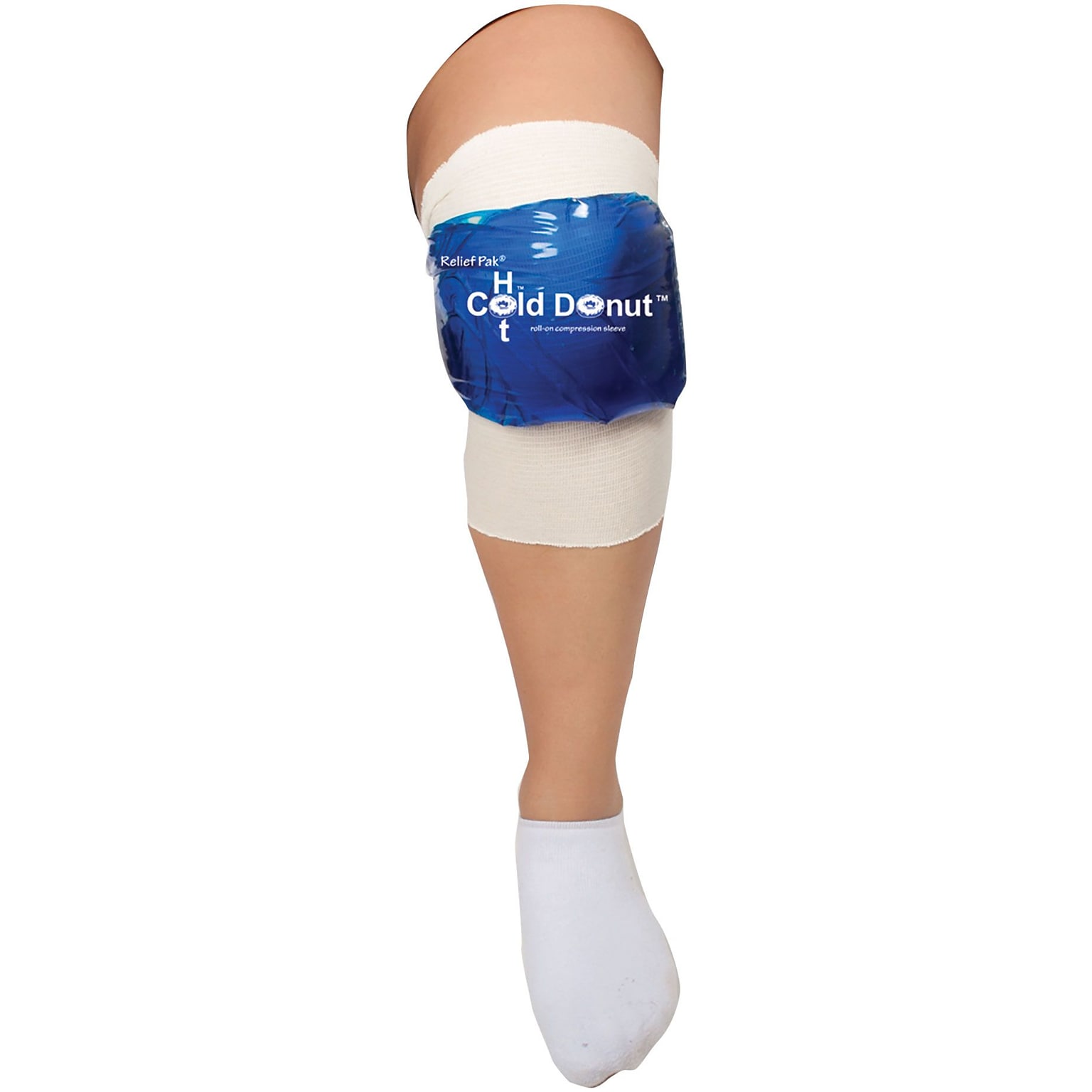 Relief Pak® Cold n Hot® Donut® Compression Sleeve; Large