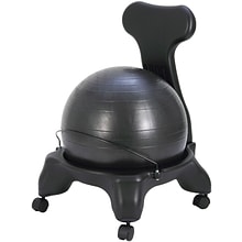 CanDo® 20 Ball Plastic Chair with Back; Adult Size