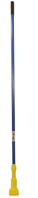 Rubbermaid Gripper Clamp Style 60 Fiberglass Wet Mop Handle, Yellow/Blue (FGH24600BL00)