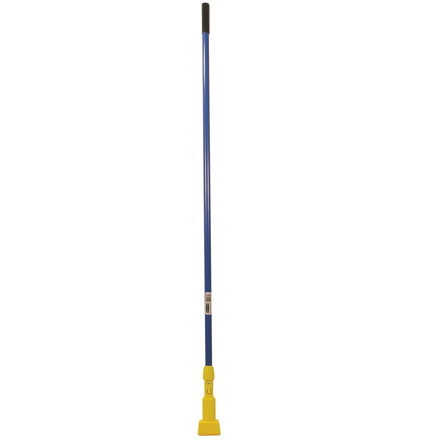 Rubbermaid Gripper Clamp Style 60 Fiberglass Wet Mop Handle, Yellow/Blue (FGH24600BL00)