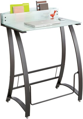 Safco Xpressions 49H Fixed Height Desk, Glass (1941TG)