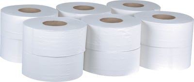 Tork Universal Jumbo Bath Tissue, 2-Ply, 1,000 Sheets/Roll, 12 Rolls/Carton (TRKTJ0922A)