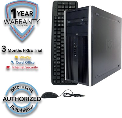 Hp Compaq 00 Elite Refurbished Desktop Computer Intel Core I5 3 1ghz 4gb Memory 3gb Hd 16vfh Quill Com