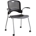SAFCO® Sassy® Stack Chair; Black, 2/Pack