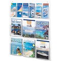 SAFCO Clear2c 6 Magazine and 6 Pamphlet Display (5668CL)