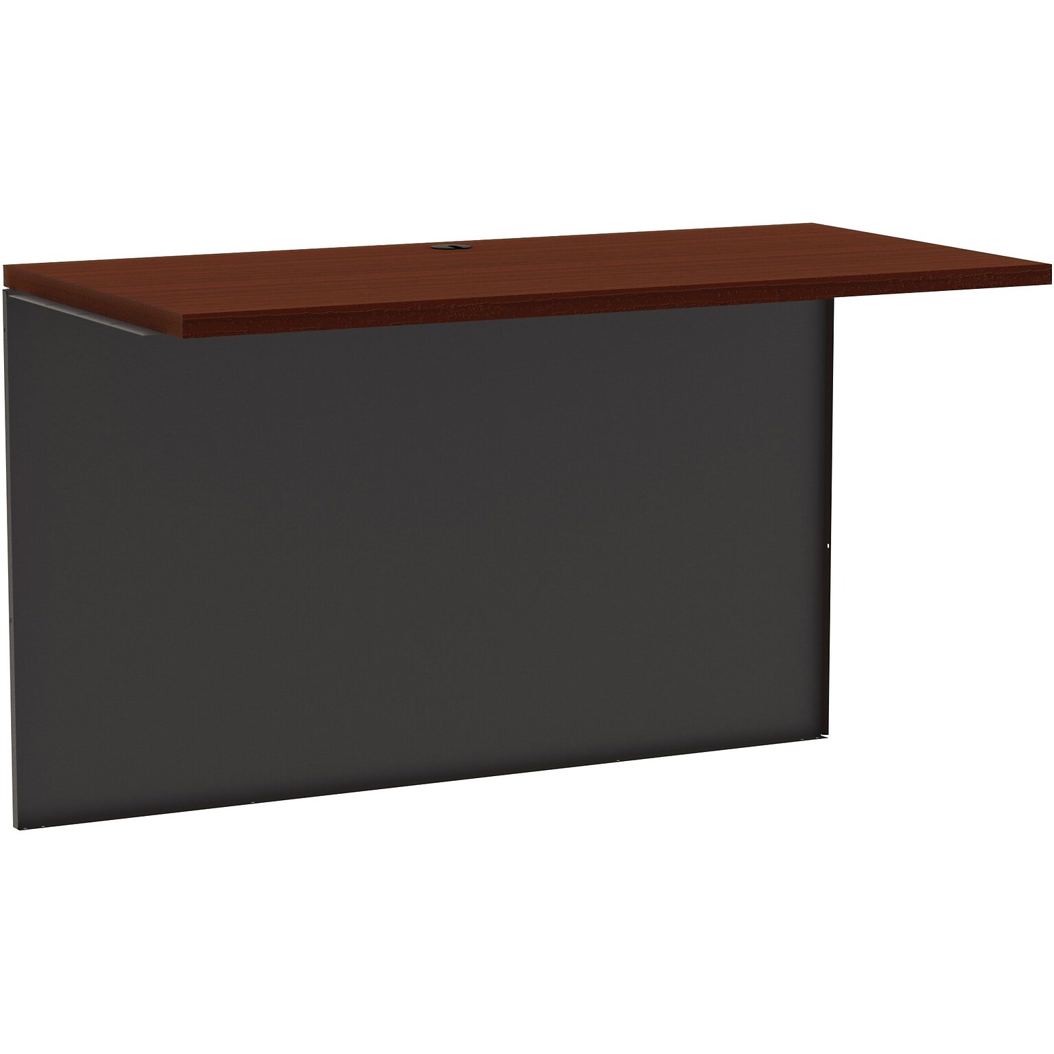 Quill Brand® Modular Desk Bridge, 48W x 24D, Mahogany (LLR79166)