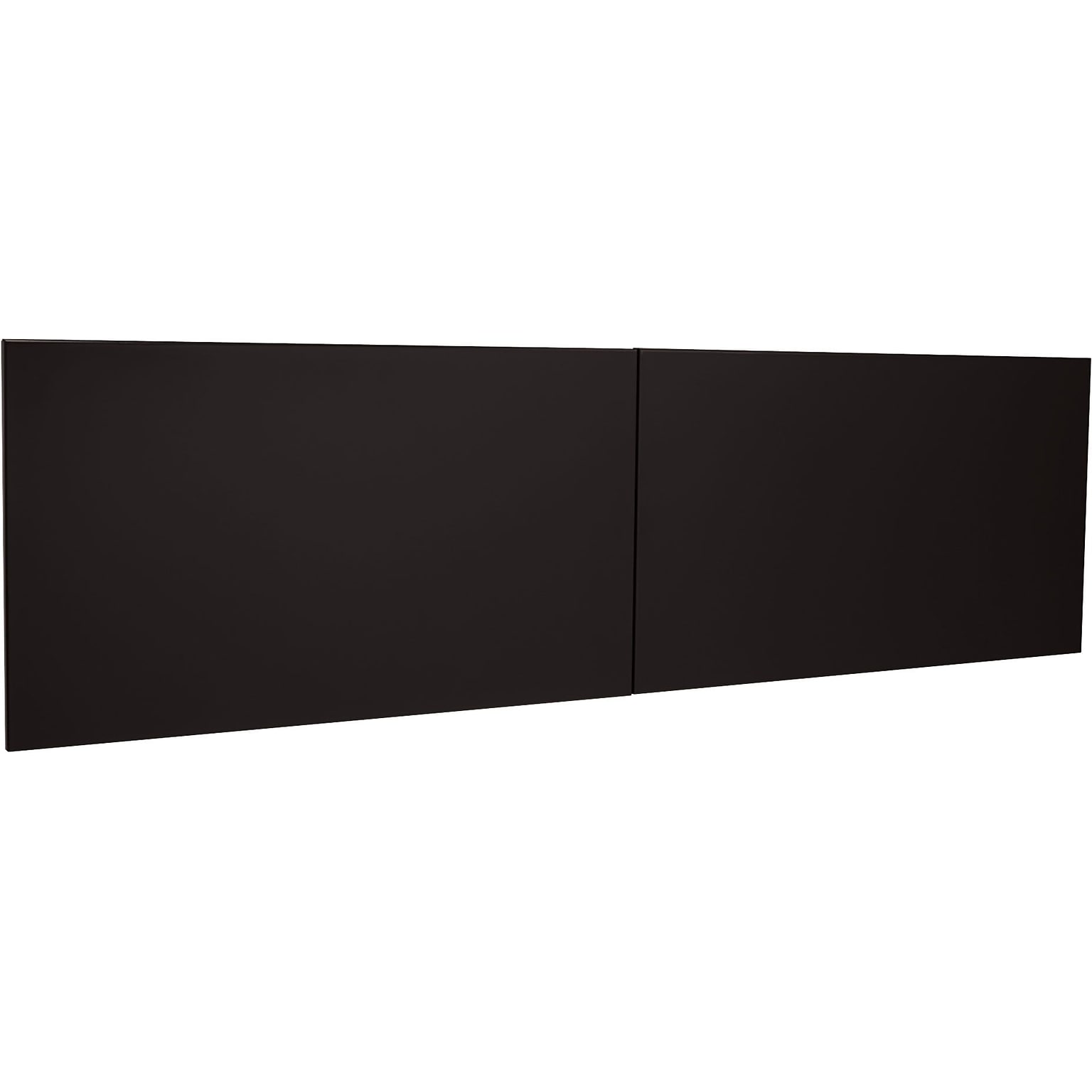 Quill Brand® Modular Desk Door Kit for 60 Hutch, Black