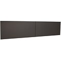 Quill Brand® Modular Desk Door Kit for 72 Hutch, Charcoal