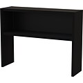 Quill Brand® Modular Desk Stack-on Hutch, Black, 48