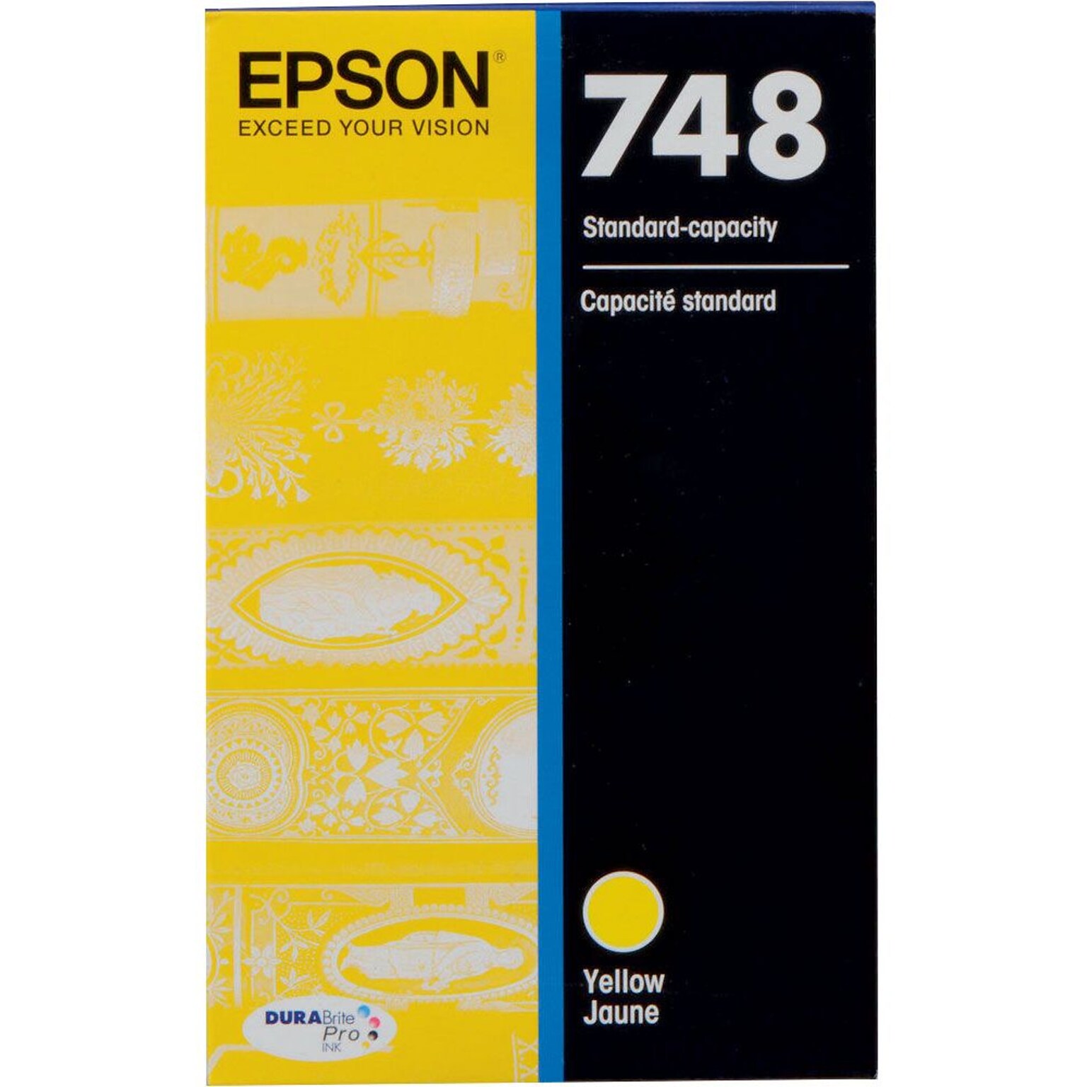 Epson T748 Yellow Standard Yield Ink Cartridge (T748420)