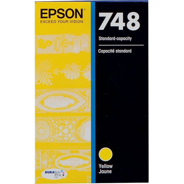 Epson T748 Yellow Standard Yield Ink Cartridge