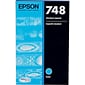 Epson T748 Cyan Standard Yield Ink Cartridge