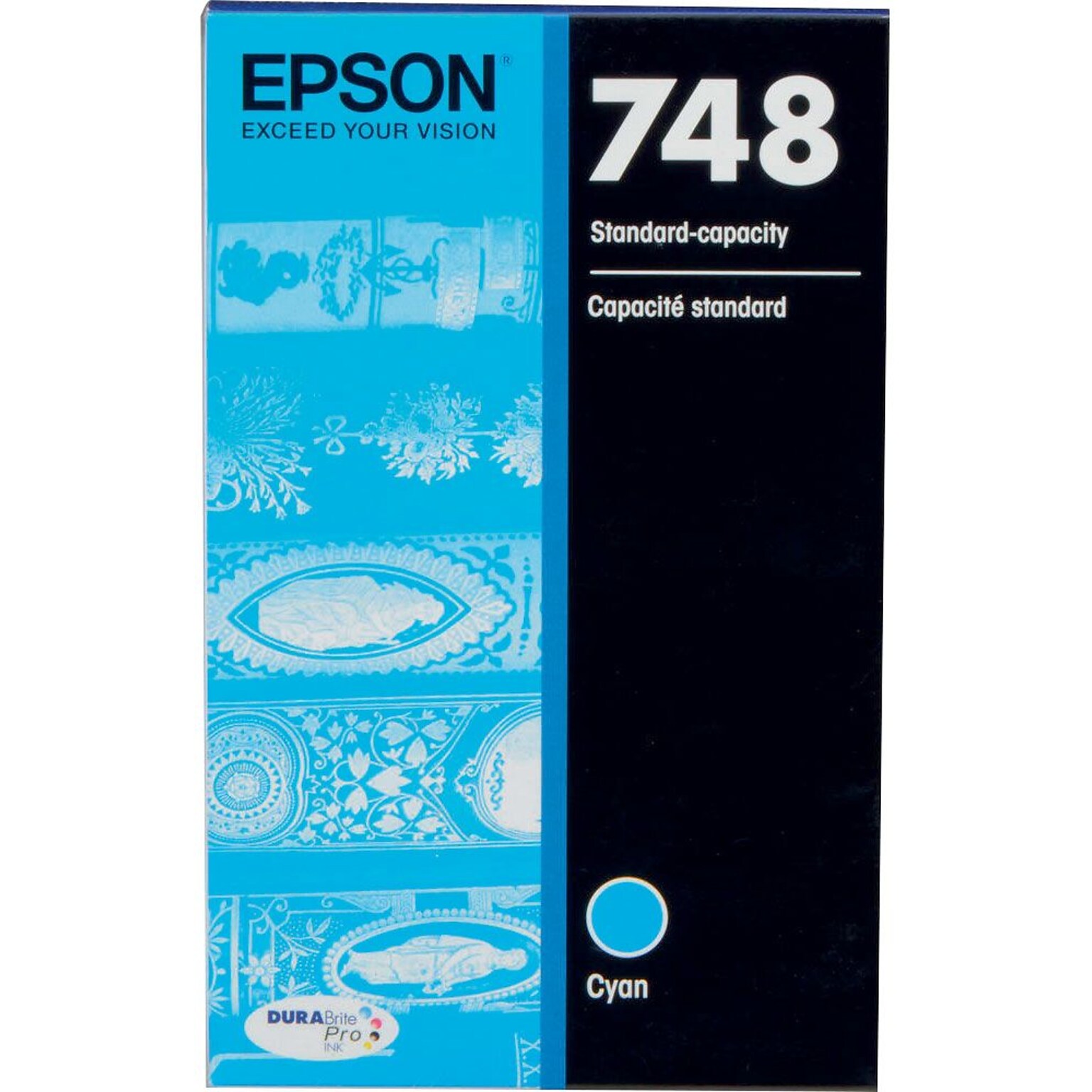 Epson T748 Cyan Standard Yield Ink Cartridge