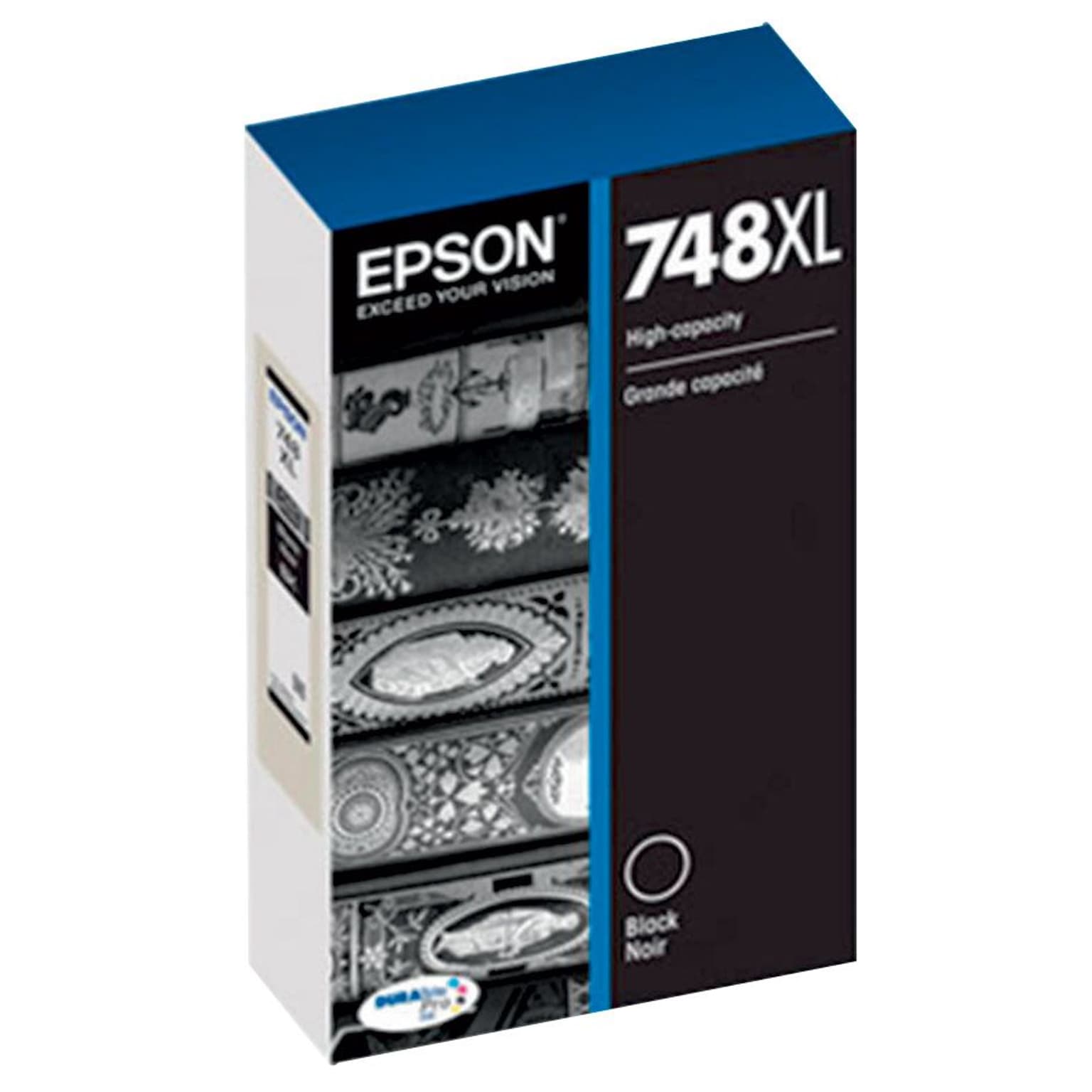 Epson 748XL Black High Yield Ink Cartridge