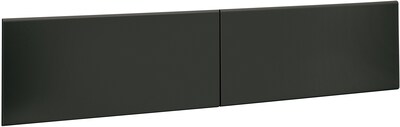 HON® 38000 Series™ Flipper Doors for 60"W Stack-On Storage, Charcoal, 15.0"H x 30.0"W