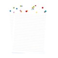 Erin Condren Large Note Pad, Party Pops, 25 Lined Sheets, 6x 8.5, 2/Pack (1415708)