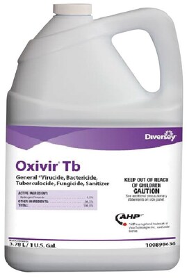 Diversey™ Oxivir® TB Disinfectant Cleaner, 1 Gallon, 4/CT