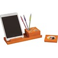 SAFCO® Splash™ Multi-Colored Wood Desk Set, Orange