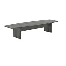 Safco Aberdeen 144W Conference Table, Gray Steel (ACTB12LGS)