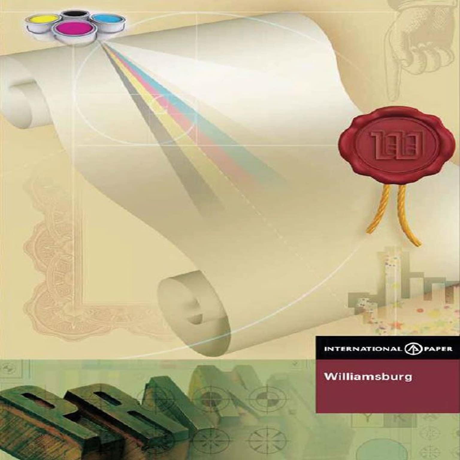 Sylvamo International Paper Williams Offset Paper, 8.5 x 14, 60 lbs., White, 500 Sheets/Ream, 8 Reams/Carton (05326)