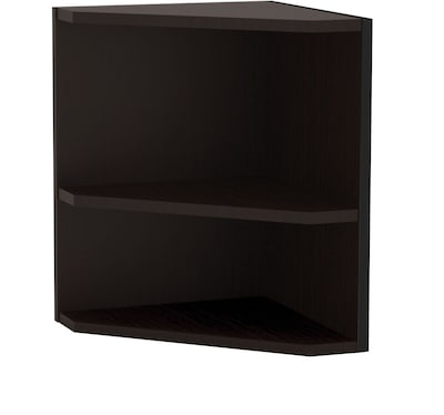 Safco Medina™ Corner Hutch Support Gray Steel, 2 shelves, 20H