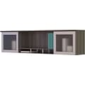 Safco 72 W Wall-Mounted Hutch, Gray (MNH72LGS)