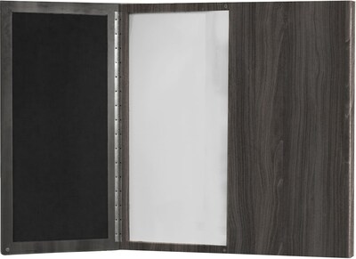 Safco Aberdeen® Presentation Board, Gray Steel, 48H
