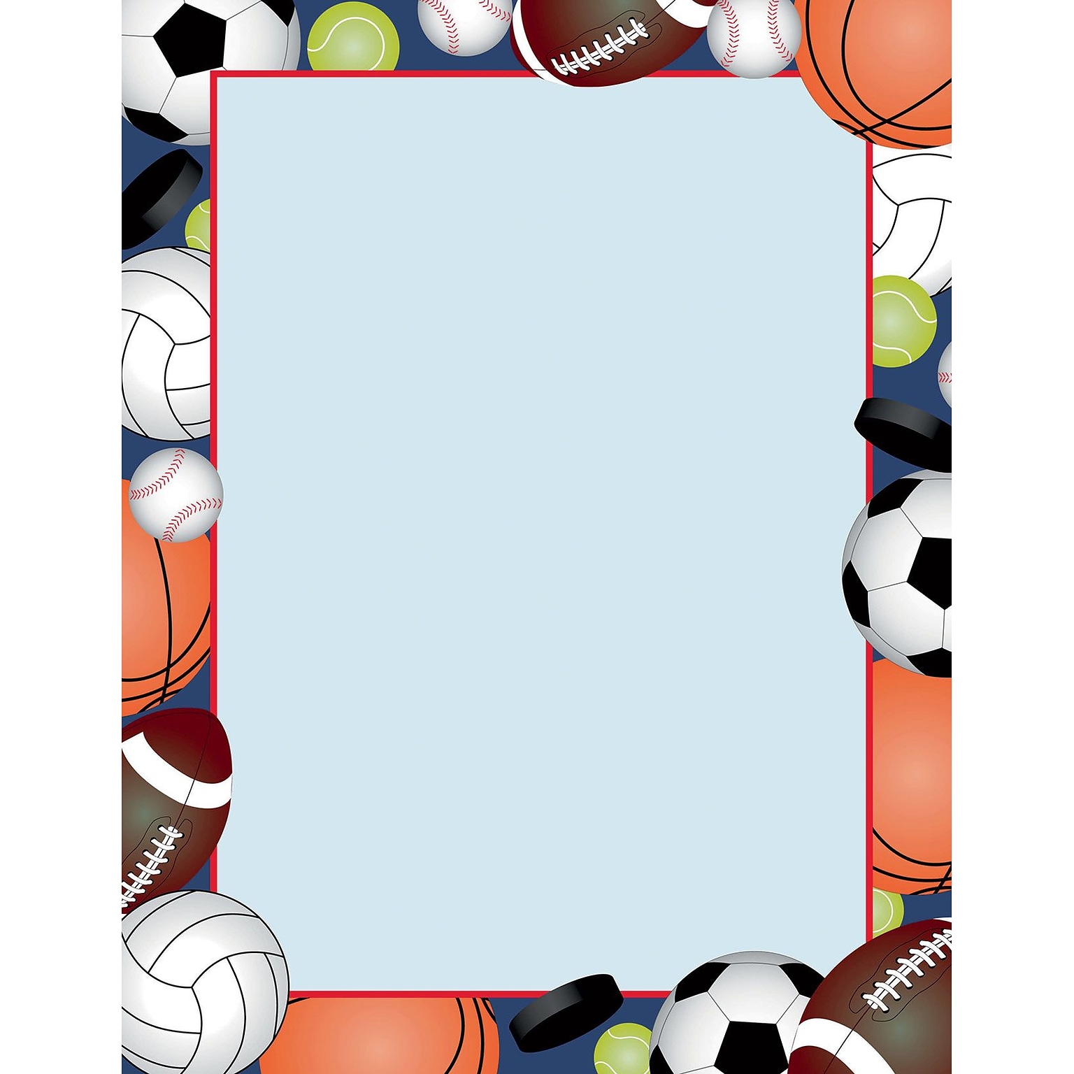 Great Papers! Team Sports Letterhead 8.5x11, 80 count 2015030