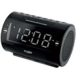 Jensen JCR-210 AM/FM Dual Alarm Clock Radio with Nature Sounds, Black (JCR-210)