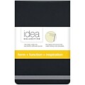 Oxford Idea Collective Top-Bound Mini Softcover Journal, 3-1/2 x 5-1/2, Legal Ruled, Black, 96 Sheets/Pad (56885)