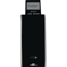 Vivitar® 50-In-1 Card Reader, Black