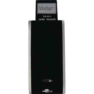 Vivitar® 50-In-1 Card Reader, Black