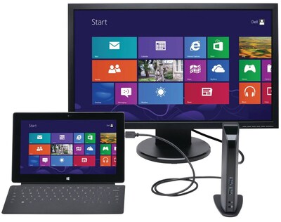 Kensington® K33972US USB 3.0 Docking Station W/Dual DVI/HDMI/VGA Video
