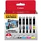 Canon 251 Black/Cyan/Magenta/Yellow/Gray Standard Yield Ink Cartridge, 5/Pack (6513B011)