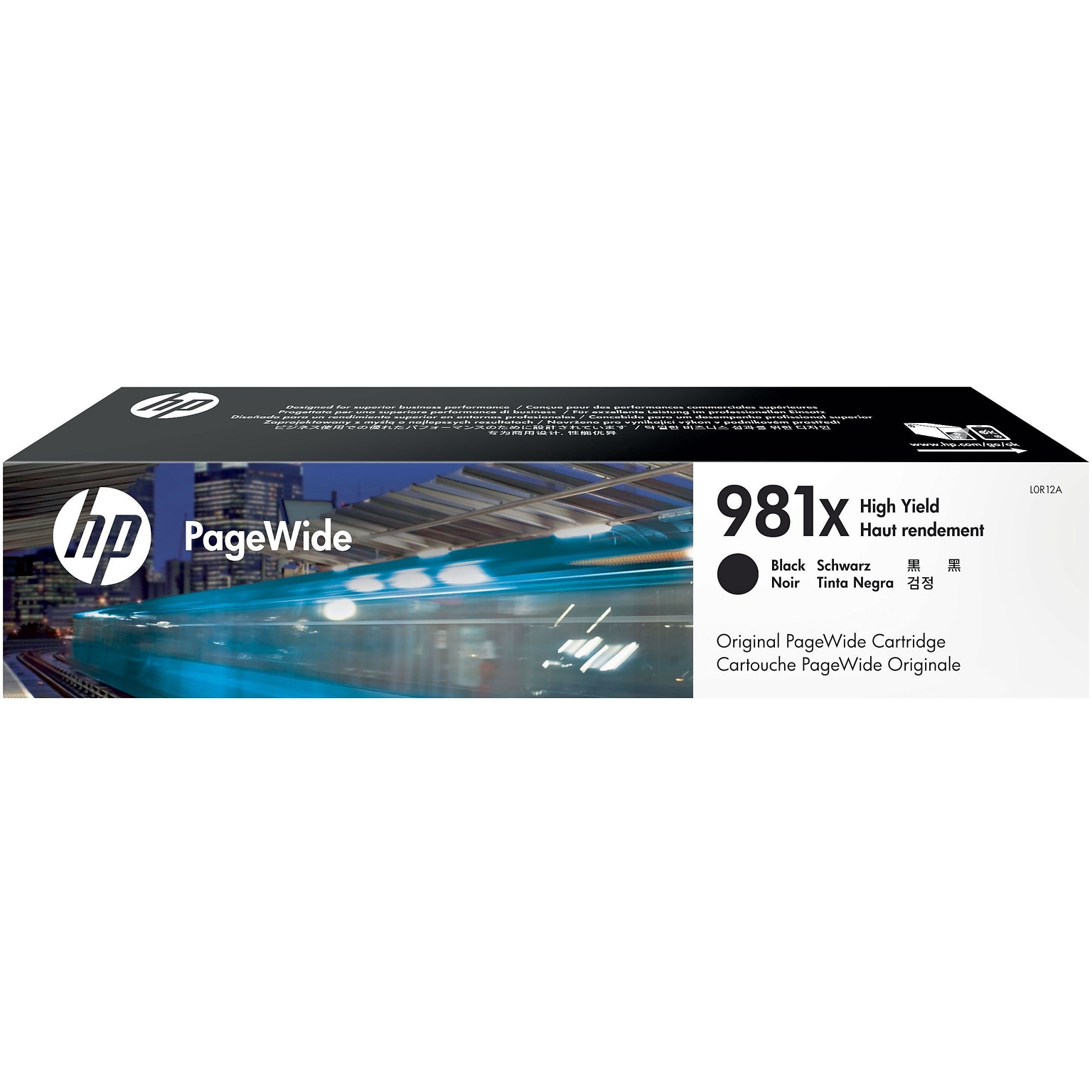 HP 981X Black High Yield Ink Cartridge (L0R12A)