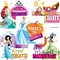SmileMakers® Disney Princess Halloween Stickers; 100/Box