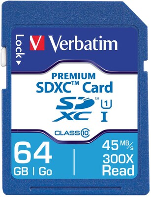 64GB Premium UHS-I Class 10 SDXC Memory Card