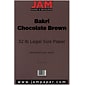 JAM Paper Matte Colored Paper, 32 lbs., 8.5" x 14", Bakri Chocolate Brown, 50 Sheets/Pack (64426903)