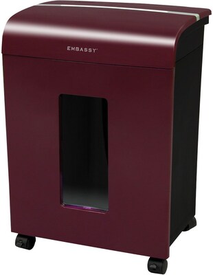 EMBASSY 14Sheet Micro-cut Paper Shredder, Merlot (LM140PVII)