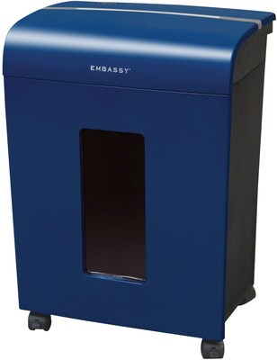 EMBASSY14 Sheet Micro-cut Paper Shredder, Blue (LM140PIV)