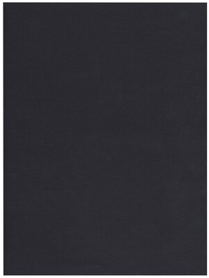 JAM Paper 30% Recycled Matte 8.5" x 11" Color Copy Paper, 32 lbs., Black Linen, 50 Sheets/Pack (11130)