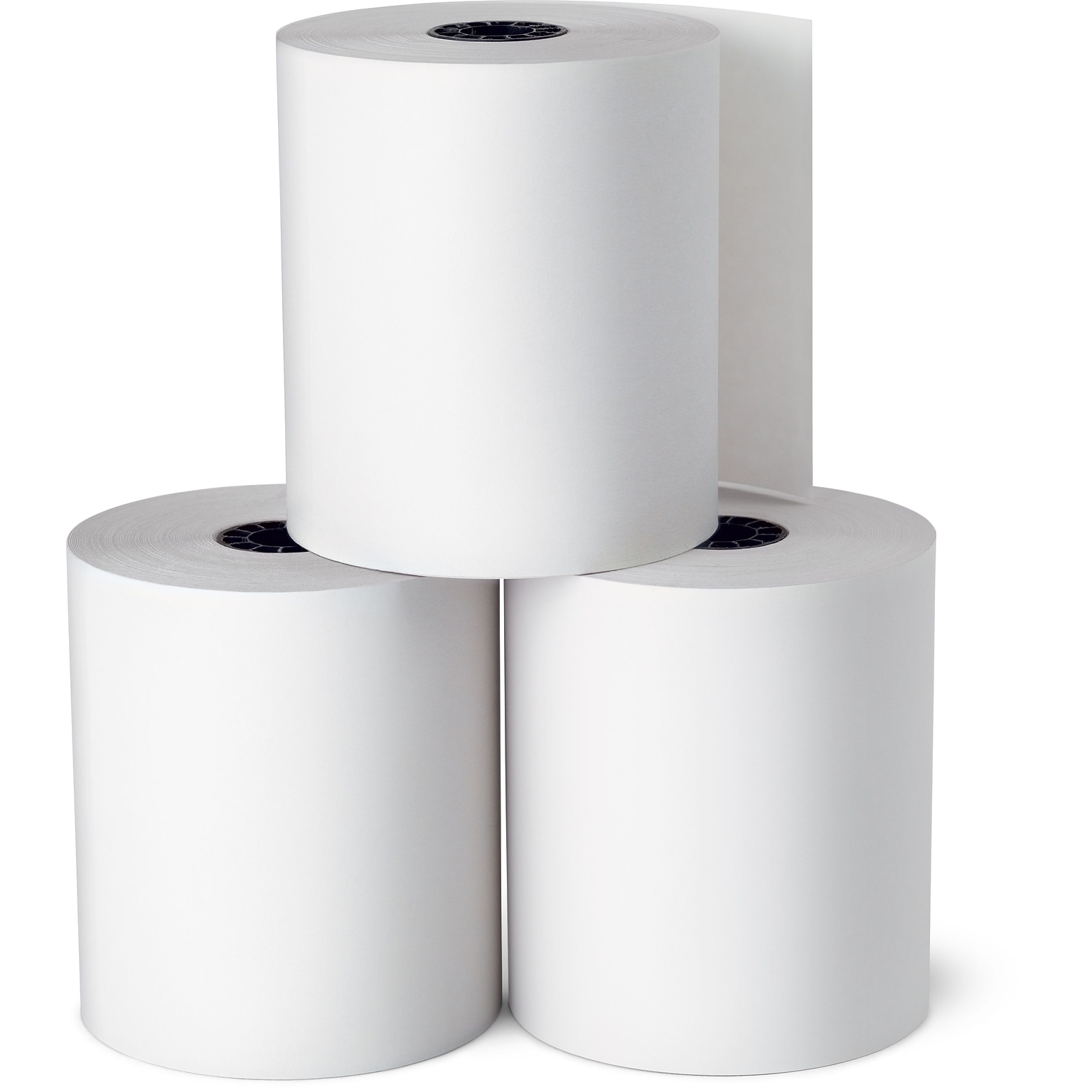 Staples® BPA Free Cash Register/POS Rolls, 1-Ply, 3 1/8 x 220, 50/Carton (20972)