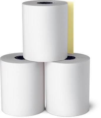Staples® Carbonless POS Rolls, 30% Recycled Content, 2-Ply, 3 x 90, 10/Pack (28389/452173)