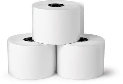 Staples® Cash Register/POS Rolls, 1-Ply, 1 1/2 x 128, 10/Pack (18218-CC)