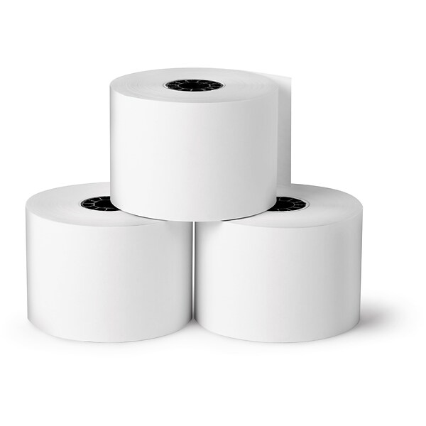Adding Machine, Register, and Calculator Rolls, 1 Ply, 1 45/64 x 128, 10/Pack (18219-CC)