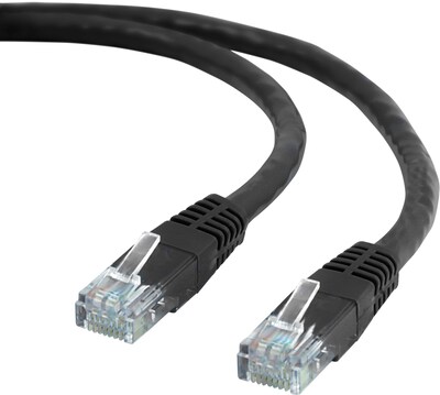 50 CAT6 Ethernet Networking Cable, Black
