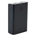 Rechargeable Power Pack, 6,600 mAh, Black