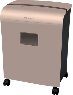 EMBASSY 10 Sheet Micro-cut Paper Shredder, Gold (LM101PIII)