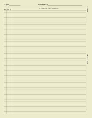 Medical Arts Press®  Progress Notes, Horizontal and Vertical ID, Ivory